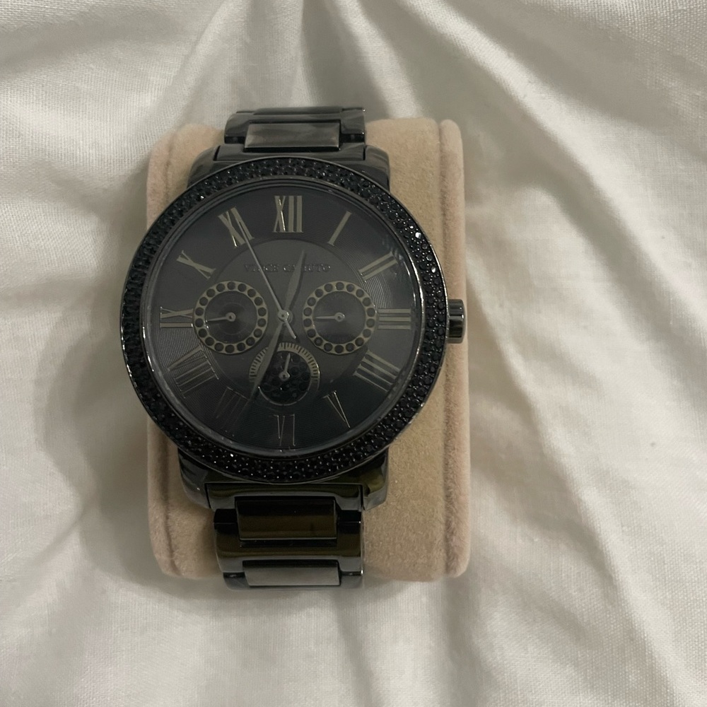 Black Vince Camuto watch